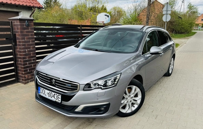 Peugeot 508 cena 49700 przebieg: 163400, rok produkcji 2015 z Strzegom małe 667